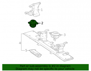Suport motor dreapta pentru Mercedes GLE 580 20-26 4.0