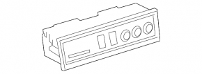 USB Hub Mercedes GLC 20-22 передний, 2 Usb-C