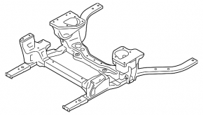 Подрамник передний Ford Mustang mk6 15-23 2.3T