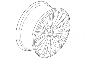 Диск колесный R18 5*108 Ford Fusion mk5 17-18 тип 7, бордюрка