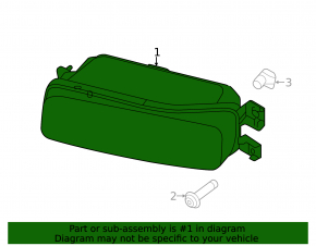 Proiector de ceață dreapta față pentru Land Rover Range Rover 2013-2017 (pre-oprire)