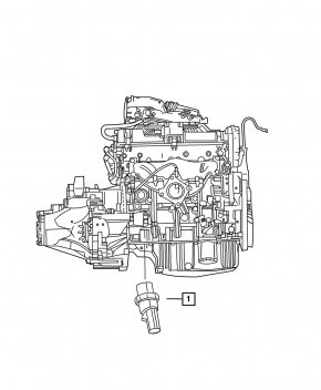 Датчик давления масла Dodge Challenger 13-16 5.7 EZH