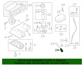 Termostat ulei motor pentru Porsche Cayenne 19-26 2.9T, 3.0T