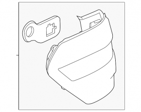 Stop aripă stânga Mercedes W212 14-16