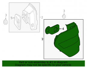 Stop aripă stânga Mercedes W212 14-16
