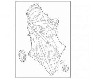 Передняя крышка двигателя Mercedes GLC 300 20-22