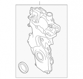 Передняя крышка двигателя Nissan Sentra 13-19 1.8 MR18DE