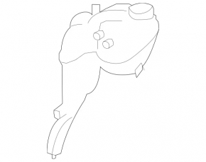 Vas de expansiune pentru racire Mercedes W221 nou original