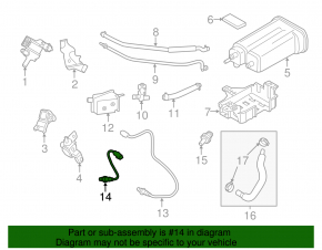 Лямбда-зонд второй Kia Soul 14-16 2.0