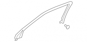 Capac usa interioara superioara fata stanga Lexus LS460 LS600h 07-12 bej