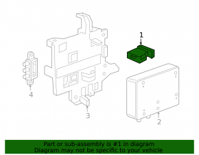 Blocul de radio prin satelit Chevrolet Volt 16-