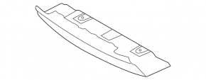 Нижняя накладка переднего бампера Land Rover Range Rover Evoque 12-15