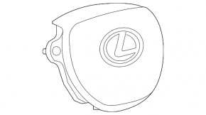Подушка безопасности airbag в руль водительская Lexus IS 14-20