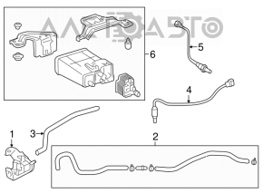Канистра с углем абсорбер Toyota Camry v55 15-17 usa