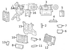 Telematics Communication Bluetooth Control Module Mercedes GLC 16-22