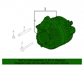 Генератор Lincoln Nautilus 19-23 2.7T