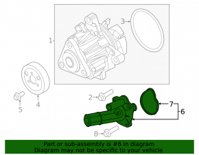 Корпус термостата Ford Edge 15-18 2.0T
