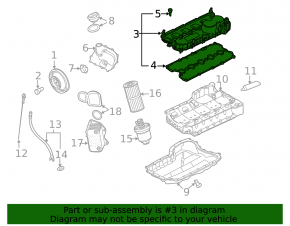 Крышка клапанная VW Beetle 12-14 2.5 CBUA