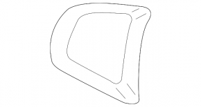 Ornament superior bord pentru difuzoare stânga, negru, Audi A6 C7 12-18