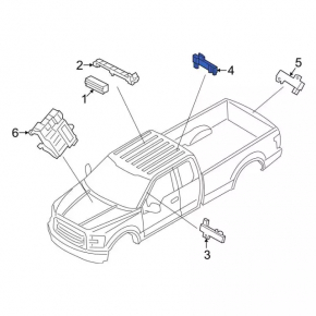 Антенна keyless Lincoln Corsair 20-26