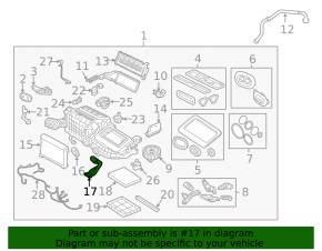 Conductă de aer condiționat compresor-încălzire Land Rover Range Rover Velar 18-20 2.0T, 3.0T, 5.0T către evaporator