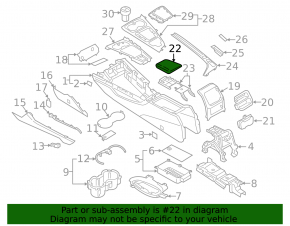 Brațul de cot Audi A5 F5 17- negru