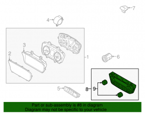 Управление климат-контролем Hyundai Sonata 15-15 auto, dual zone с подогревом, царапины