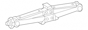 Домкрат Mercedes W167 GLE 350 450 20-26