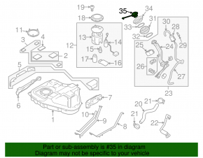 Крышка заливной горловины бензобака Mazda3 03-09 HB