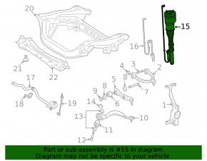 Amortizor pneumatic față dreapta pentru Mercedes Clasa S W221