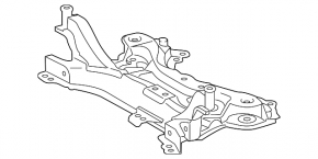 Подрамник передний Toyota Prius 30 10-15