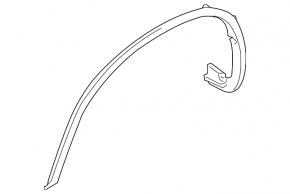 Ornamente aripă spate dreapta pentru BMW X6 F16 15-19