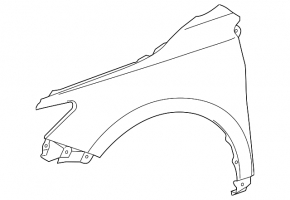 Крыло переднее правое Toyota Camry v55 15-17 usa