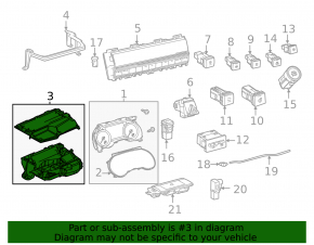 Проекция на лобовое Toyota Sienna 21-26