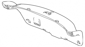 Обшивка крышки багажника Honda Civic XI FE/FL 22-26 черная