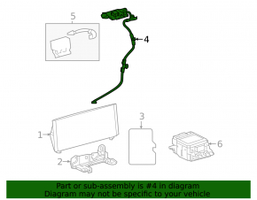 GPS антенна Toyota Venza 21-22 с кронштейном