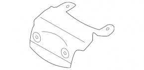 Кронштейн накладки телевизора Subaru Forester 19-21 SK