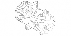 Compresor de aer conditionat Nissan Rogue Sport 17-22