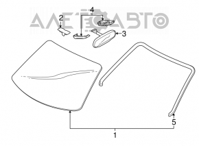 Geam parbriz Mazda3 MPS 09-13 SUA