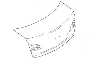 Крышка багажника Mazda 3 09-13 4d