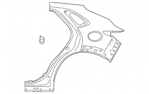 Sfert aripa spate stanga Mazda CX-30 20-