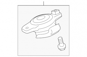Подушка двигателя левая Subaru Forester 14-18 SJ 2.0