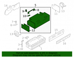 Корпус аккумуляторной батареи ВВБ Audi A6 C8 19-25 3.0T MHEV 48V