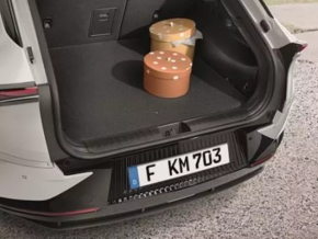 Ковер багажника (ткань) Kia EV6 22-26 черная