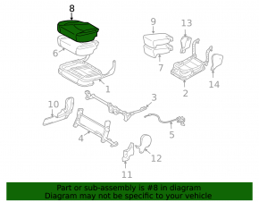 Заднее сидение правые Lexus RX300 RX330 RX350 RX400h 04-09 кожа беж, под химчистку, отломана ручка откидывания подлокотника