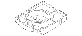 Placa de bagaje din spumă pentru Audi Q3 8U 15-18