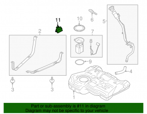 MODUL DE CONTROL AL COMPUTERULUI PENTRU POMPA DE COMBUSTIBIL Ford Edge 15-