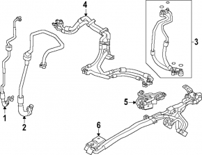 Трубка кондиционера заднего ряда Mazda CX-90 24-26 PHEV