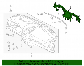 Труба подторпедная усиление Volvo XC60 18-26