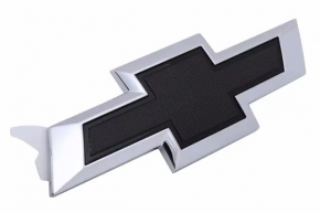 Emblema logo-ului portbagajului Chevrolet Trax 17-22, neagră